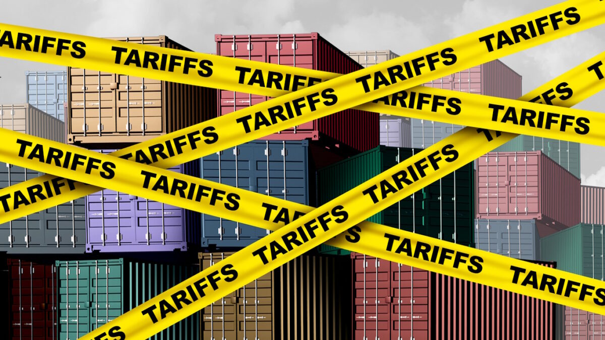 Economic tariffs and government taxation or punative tariff trade policy or duties imposed on imports and exports by a government on imported or exported goods as Protectionism to raise national revenue