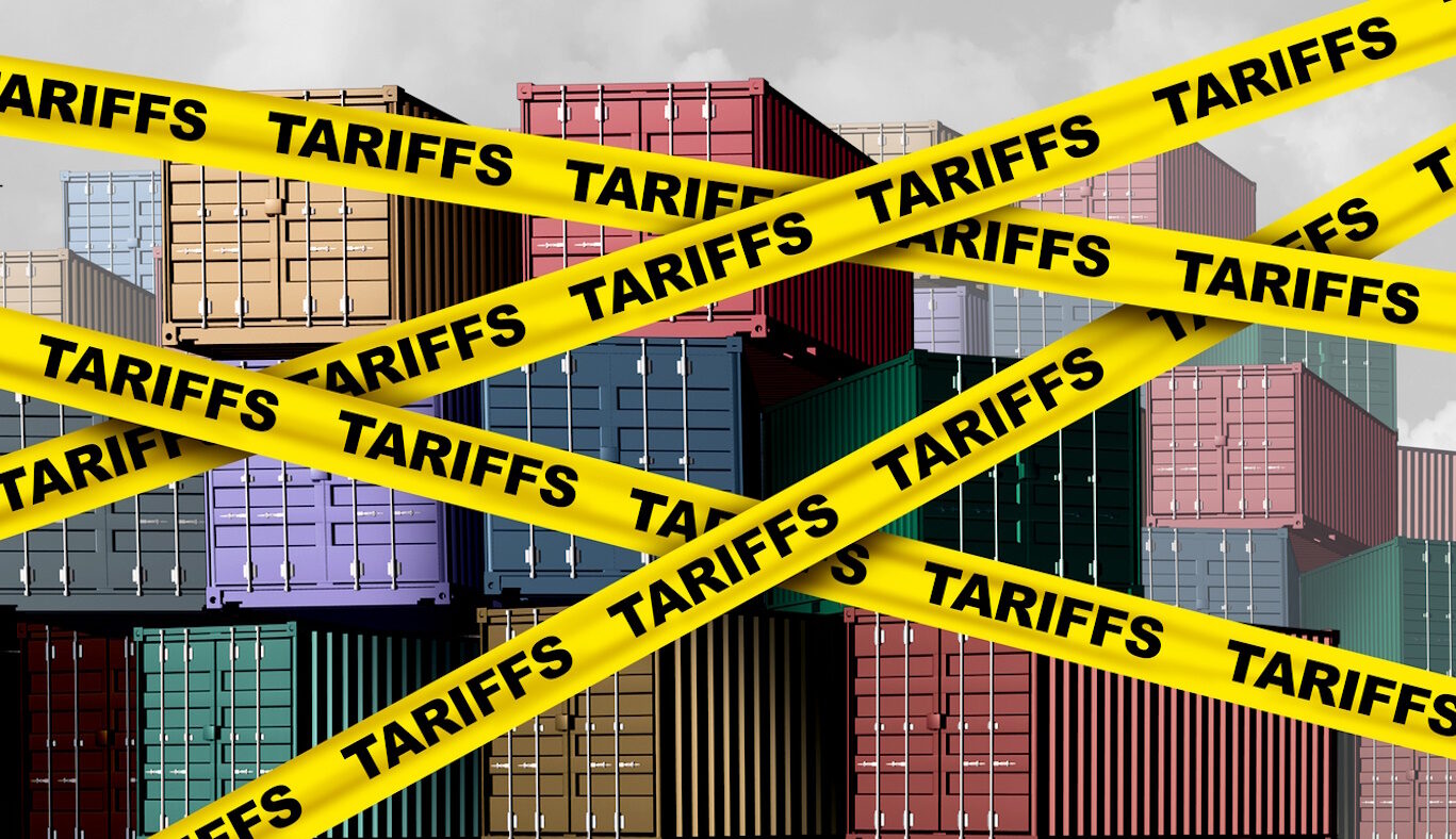 Economic tariffs and government taxation or punative tariff trade policy or duties imposed on imports and exports by a government on imported or exported goods as Protectionism to raise national revenue
