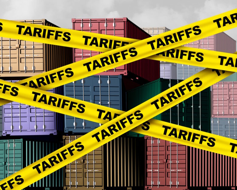 Economic tariffs and government taxation or punative tariff trade policy or duties imposed on imports and exports by a government on imported or exported goods as Protectionism to raise national revenue