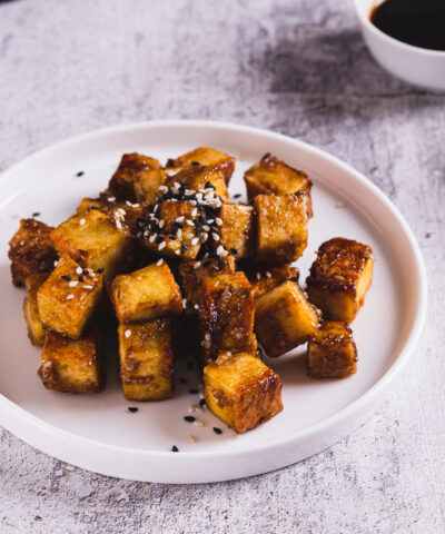 Τραγανό tofu τεριγιάκι