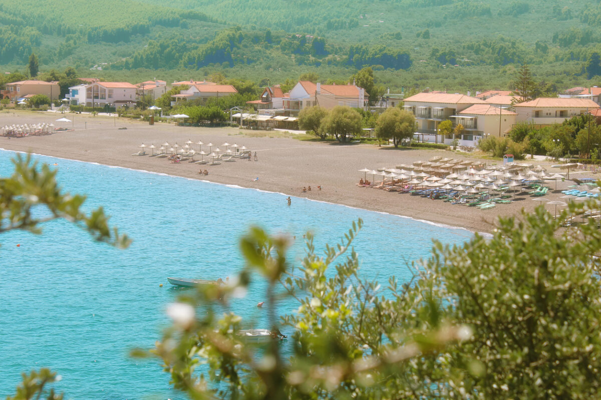 Agia Anna Beach in North Euboea
