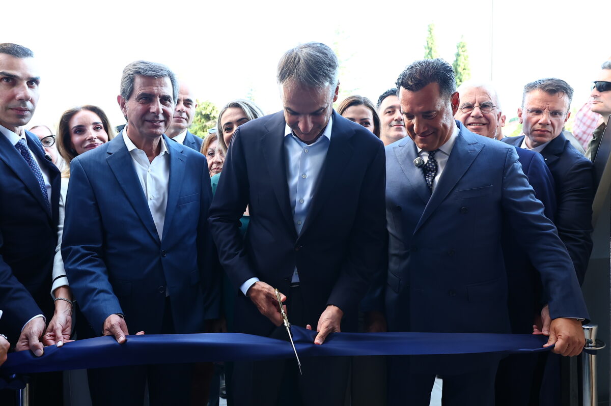 Κυριάκος Μητσοτάκης: Εγκαινίασε τη νέα αιματολογική κλινική στο «Παπανικολάου»