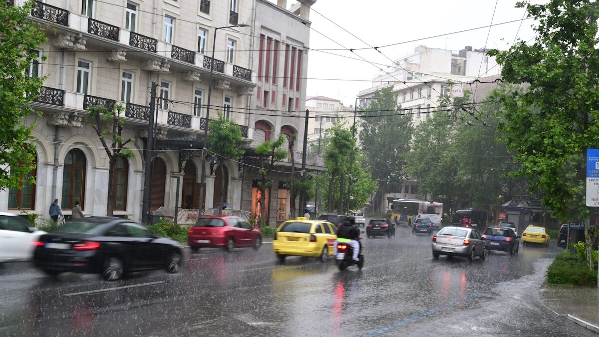 Βροχή στην Αθήνα