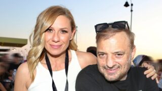 Ο Χρήστος Φερεντίνος και η Κατερίνα Καραβάτου