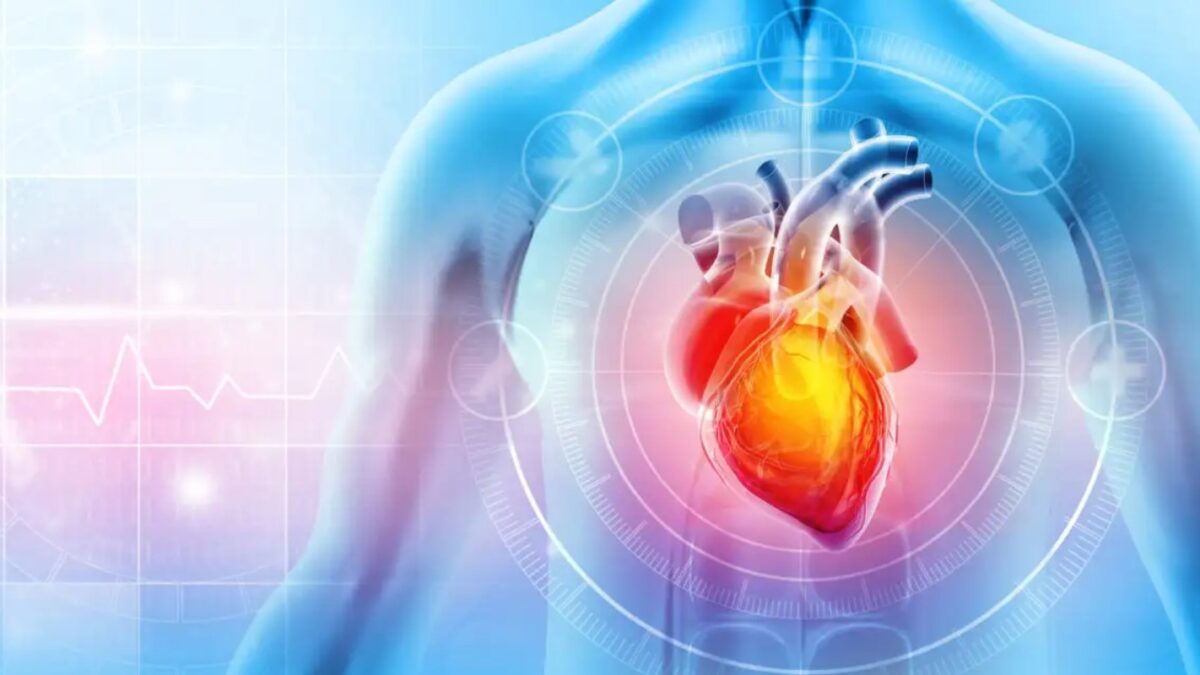 Heart attack and heart disease. 3d illustration