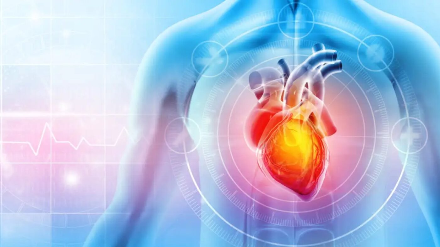 Heart attack and heart disease. 3d illustration