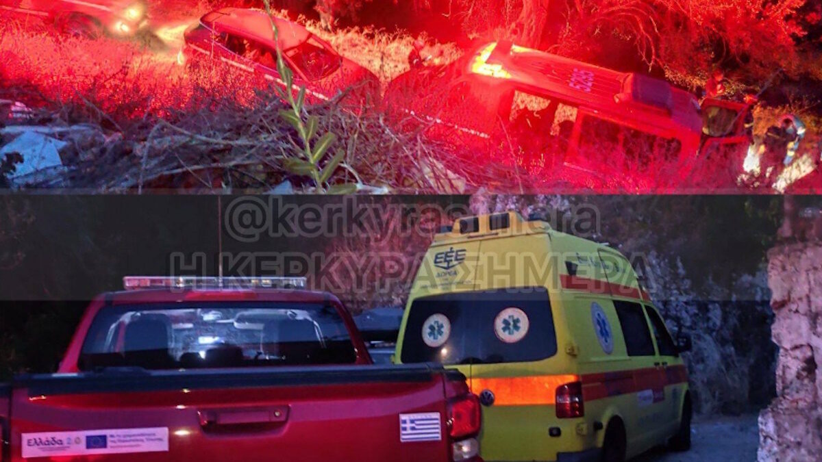 Δύο τραυματίες μετά από τροχαίο με γουρούνα στον Άγιο Γεώργιο Κέρκυρας