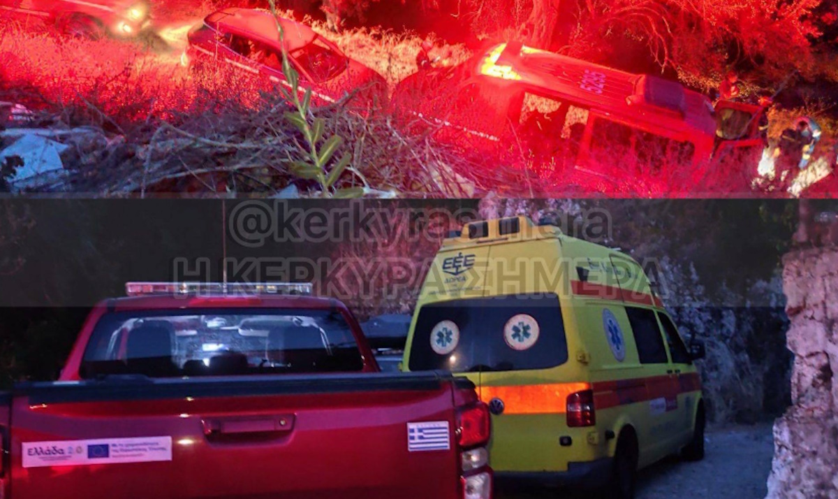 Δύο τραυματίες μετά από τροχαίο με γουρούνα στον Άγιο Γεώργιο Κέρκυρας