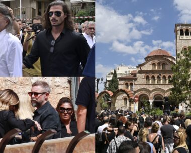 Κηδεία Γιώργου Μαζωνάκη: Οι διάσημοι που βρέθηκαν στο «ύστατο χαίρε» – Συντετριμμένοι Παπαρίζου, Θεοδωρίδου και Ψινάκης