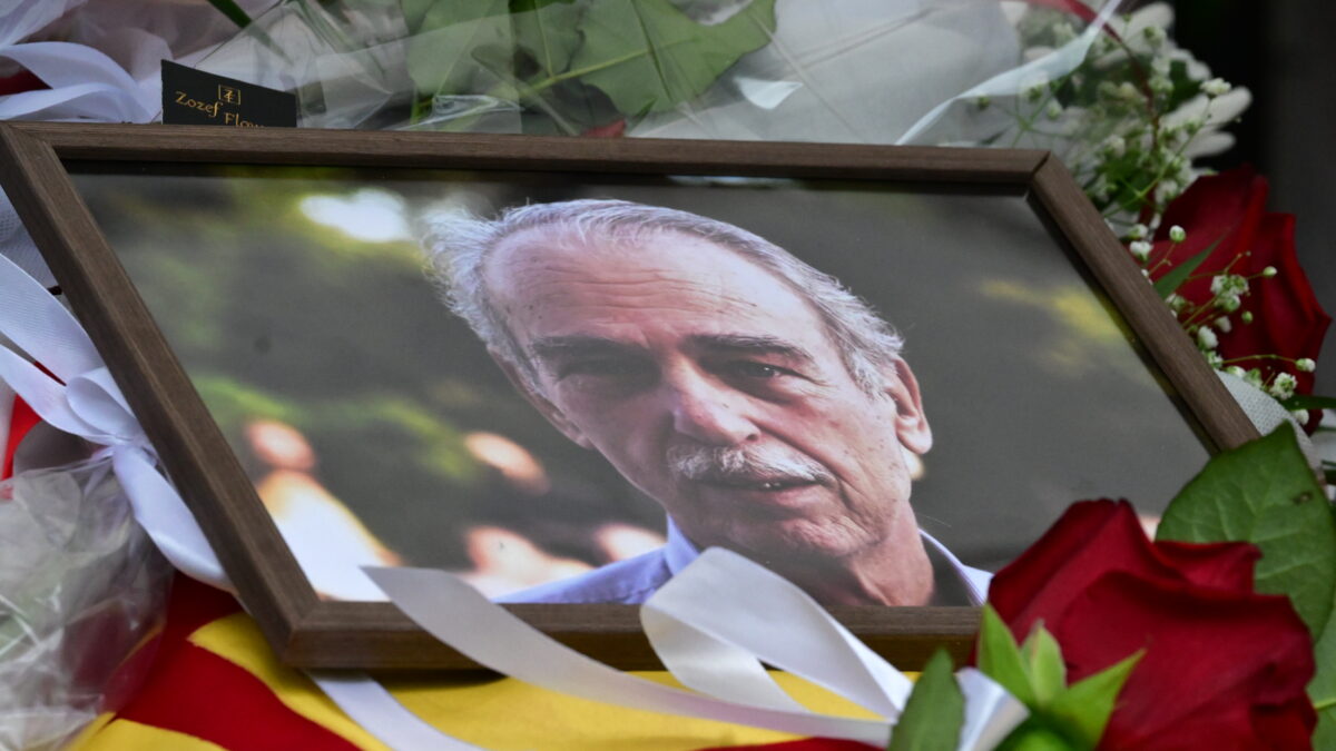 Σπύρος Χαλβατζής, ΚΚΕ, πολιτική κηδεία