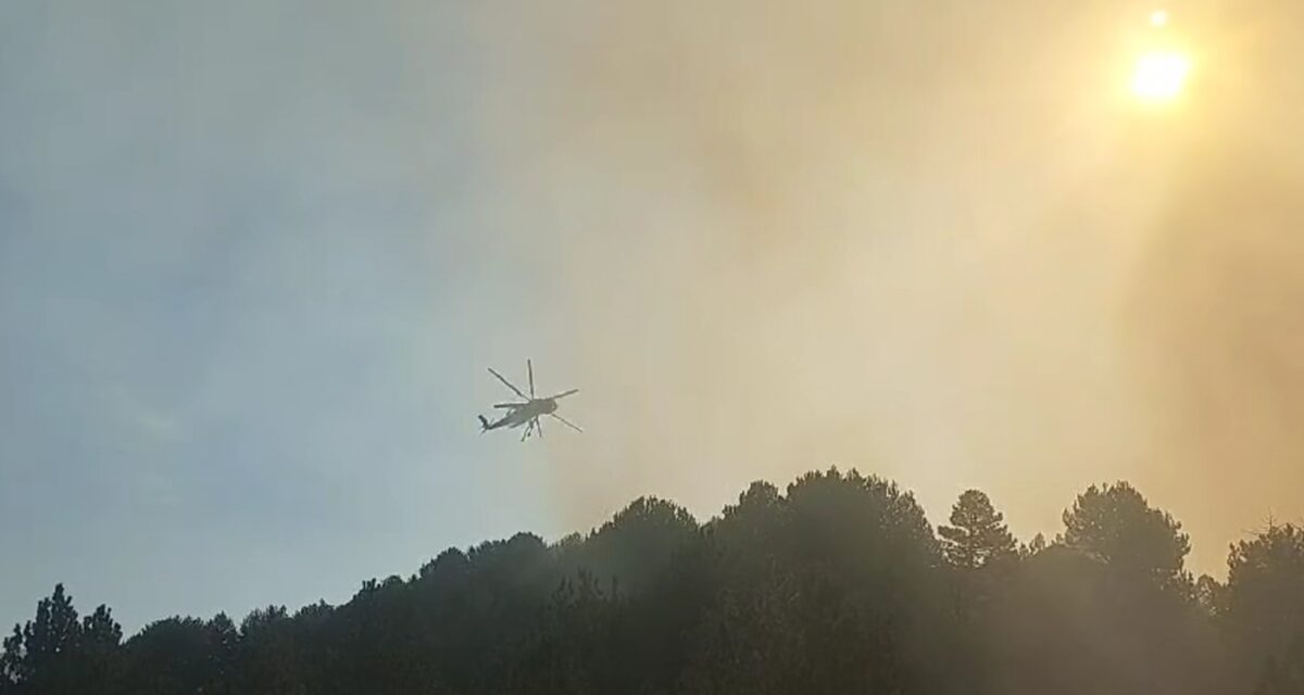 Φωτιά στην Τραπεζίτσα Κόνιτσας