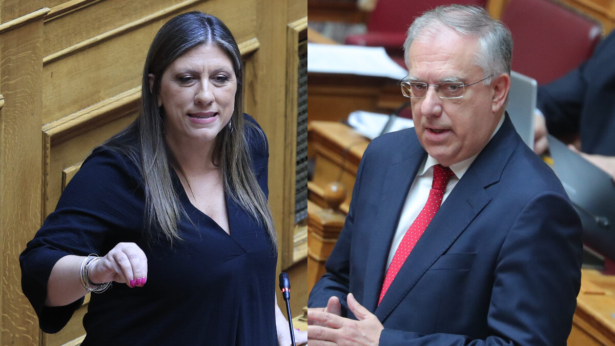 Ζωή Κωνσταντοπούλου και Τάκης Θεοδωρικάκος