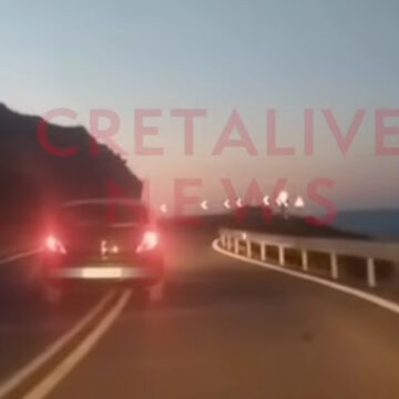 Βίντεο με επικίνδυνη οδήγηση στην Κρήτη