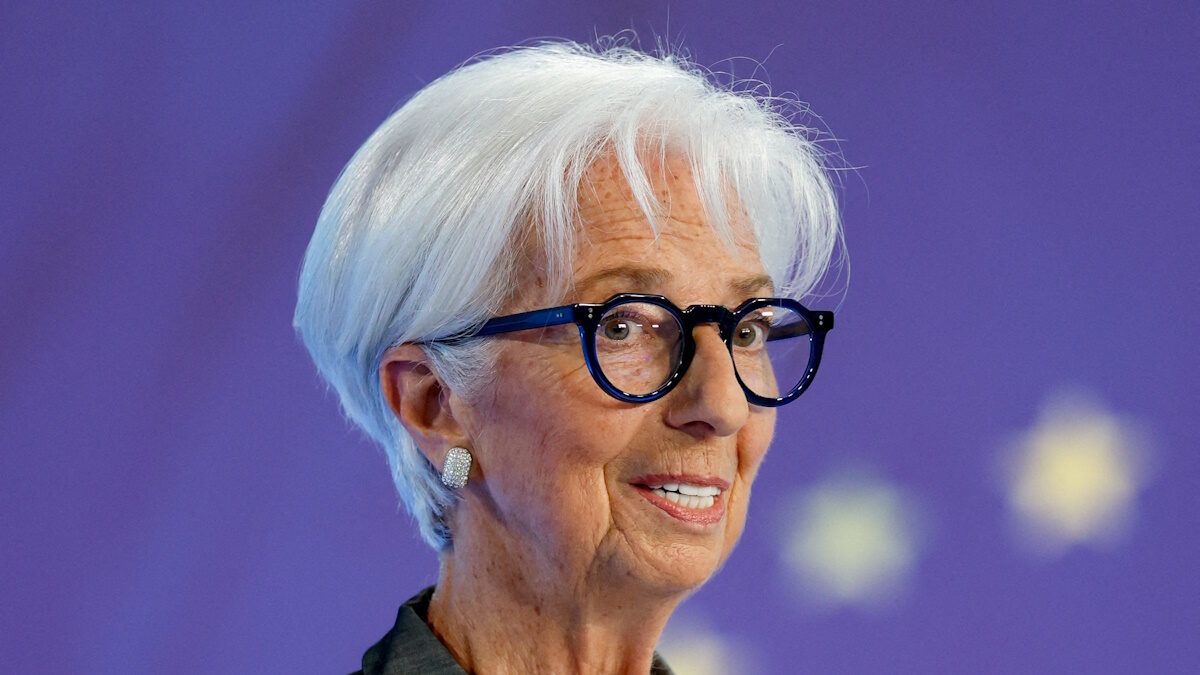 FILE PHOTO: European Central Bank President Christine Lagarde addresses a press conference following the ECB Governing Council meeting at the ECB headquarters in Frankfurt, Germany, July 23, 2026. REUTERS/Heiko Becker/File Photo