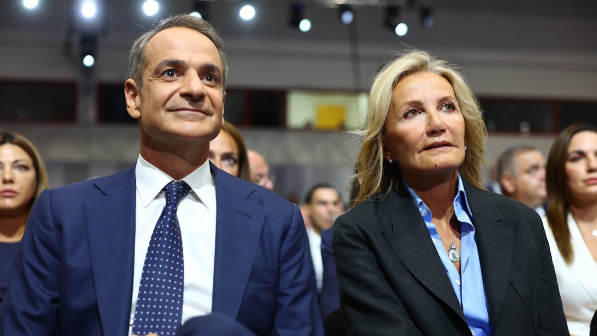 Κυριάκος Μητσοτάκης και Μαρέβα Γκραμπόφσκι