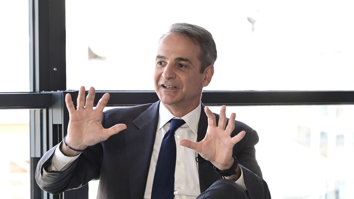 Ο Κυριάκος Μητσοτάκης στο Μουσείο της Ακρόπολης