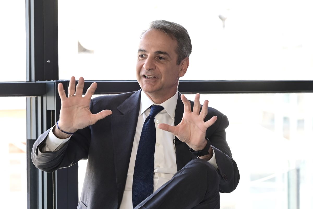 Ο Κυριάκος Μητσοτάκης στο Μουσείο της Ακρόπολης