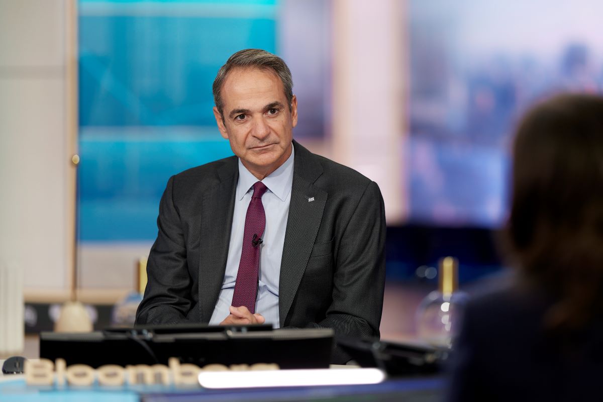 Ο Κυριάκος Μητσοτάκης στο Bloomberg