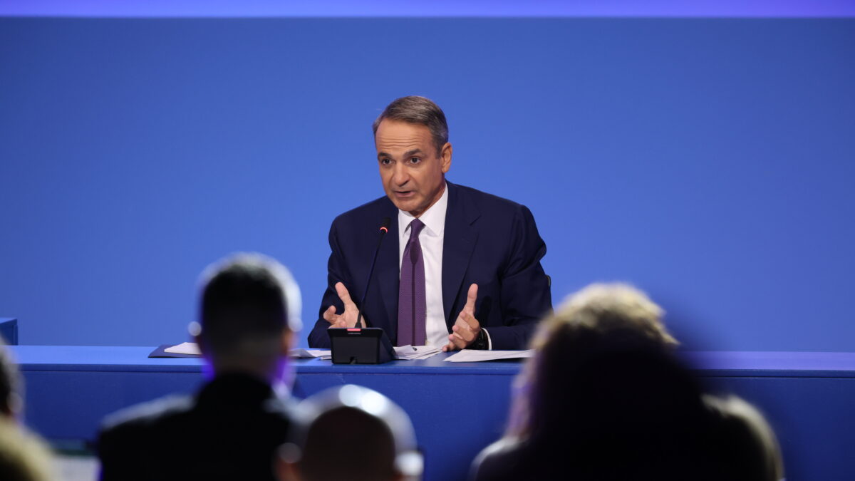 O Κυριάκος Μητσοτάκης