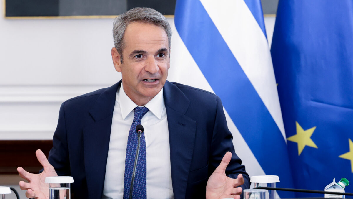 O Κυριάκος Μητσοτάκης