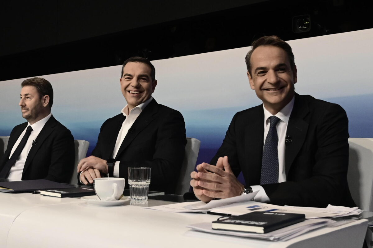 Ανδρουλάκης, Τσίπρας και Μητσοτάκης