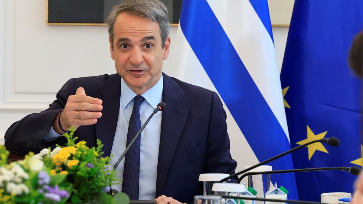 Ο Κυριάκος Μητσοτάκης στο υπουργικό συμβούλιο