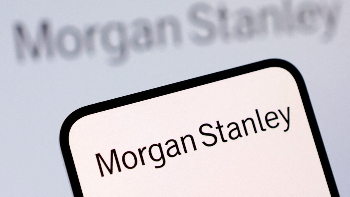 Morgan Stanley logo appears in this illustration taken December 1, 2025.
