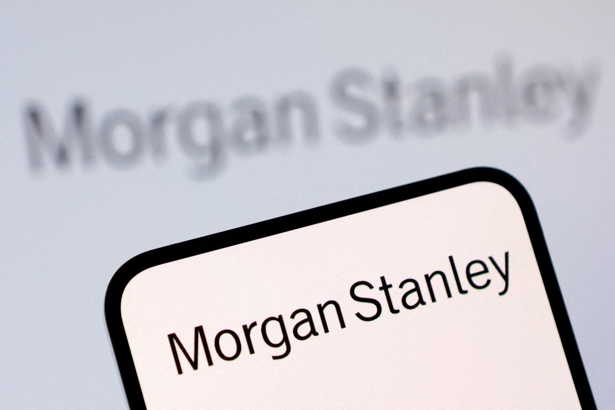 Morgan Stanley logo appears in this illustration taken December 1, 2025.