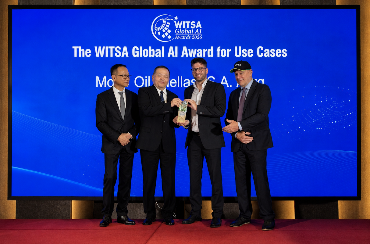 Διπλή διάκριση για τη Motor Oil στα 2026 WITSA Global AI Awards