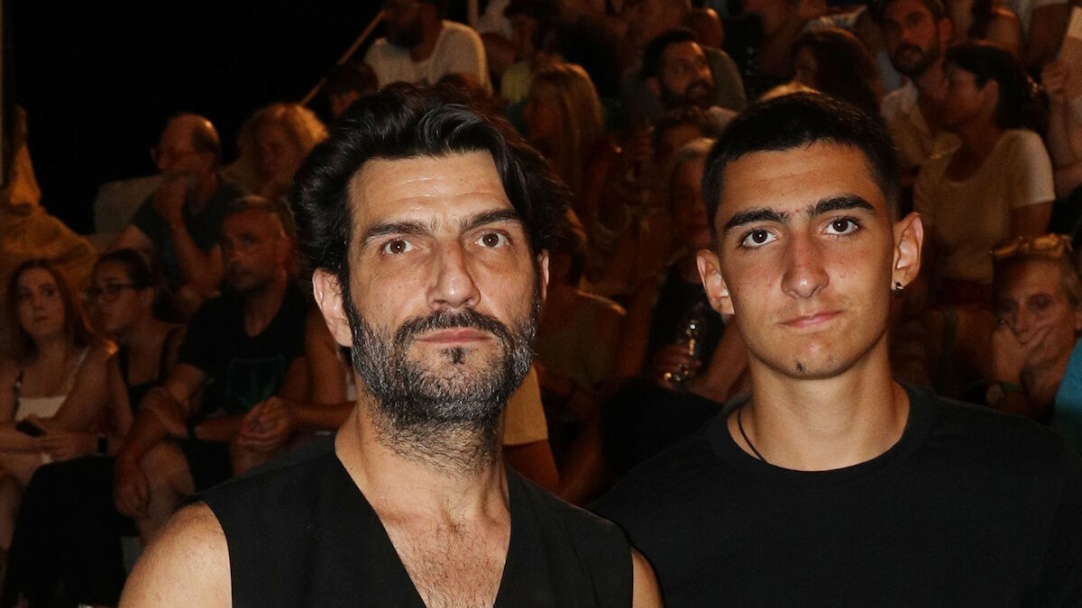 Ο Νίκος Κουρής με τον γιο του, Πέτρο Κουρή