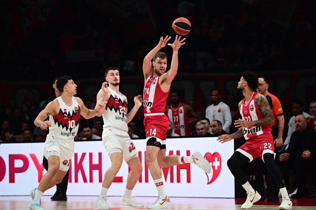 Μπασκόνια - Ολυμπιακός: Η ώρα του αγώνα της Euroleague και το κανάλι που θα μεταδώσει την ερυθρόλευκη πρεμιέρα στη διοργάνωση