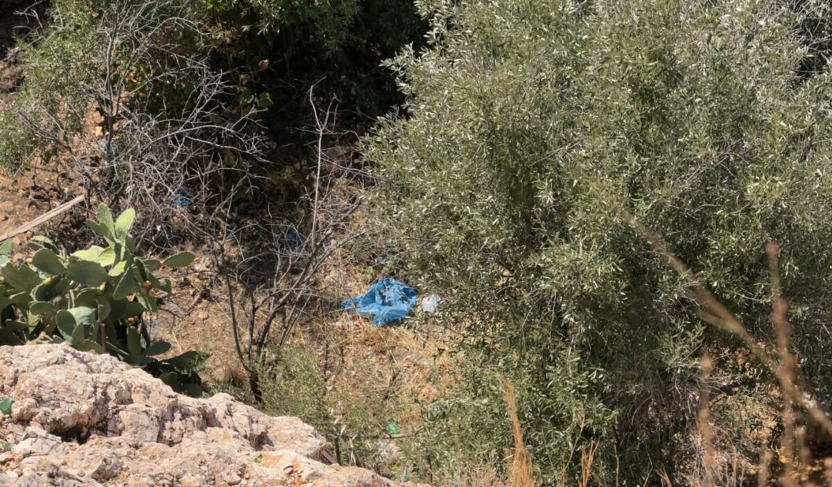 Το σημείο όπου βρέθηκαν τα οστά