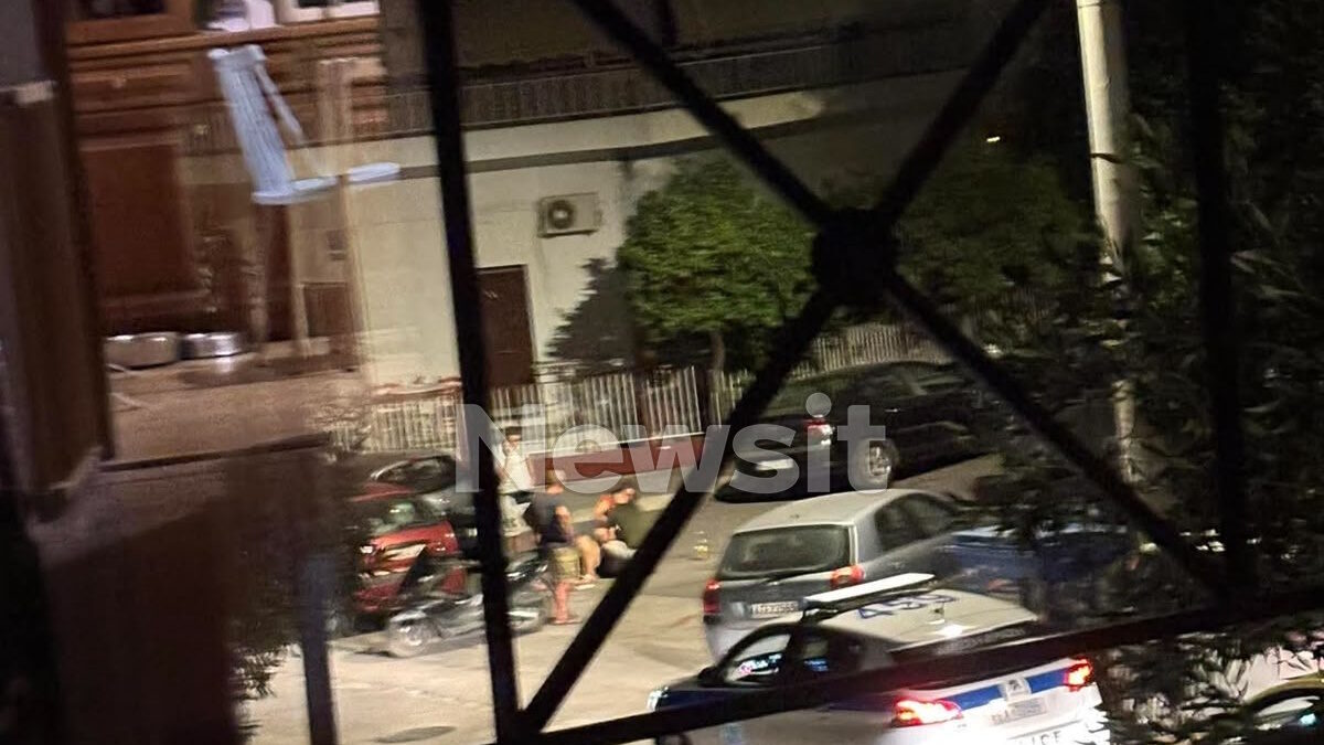 Ο 55χρονος άνδρας τραυματισμένος στο έδαφος