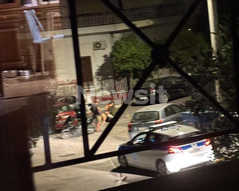 Ο 55χρονος άνδρας τραυματισμένος στο έδαφος