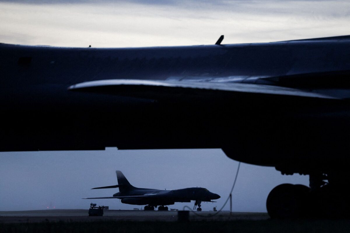 Η αεροπορική βάση RAF Φέρφορντ των ΗΠΑ, στο Γκλόστερσιρ της νοτιοδυτικής Αγγλίας