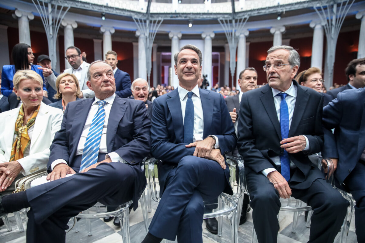 Κώστας Καραμανλής, Κυριάκος Μητσοτάκης και Αντώνης Σαμαράς σε παλαιότερη εκδήλωση