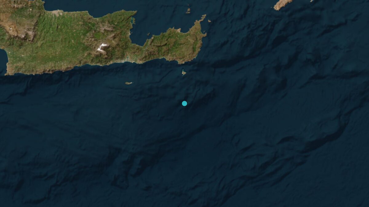 Σεισμός στον Γουδουρά Λασιθίου μεγέθους 3,6 Ρίχτερ