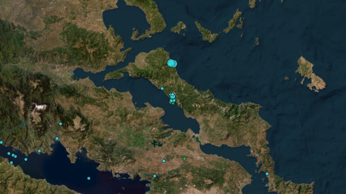 Σεισμός στην Εύβοια μεγέθους 4 Ρίχτερ - Στο Προκόπι το επίκεντρο