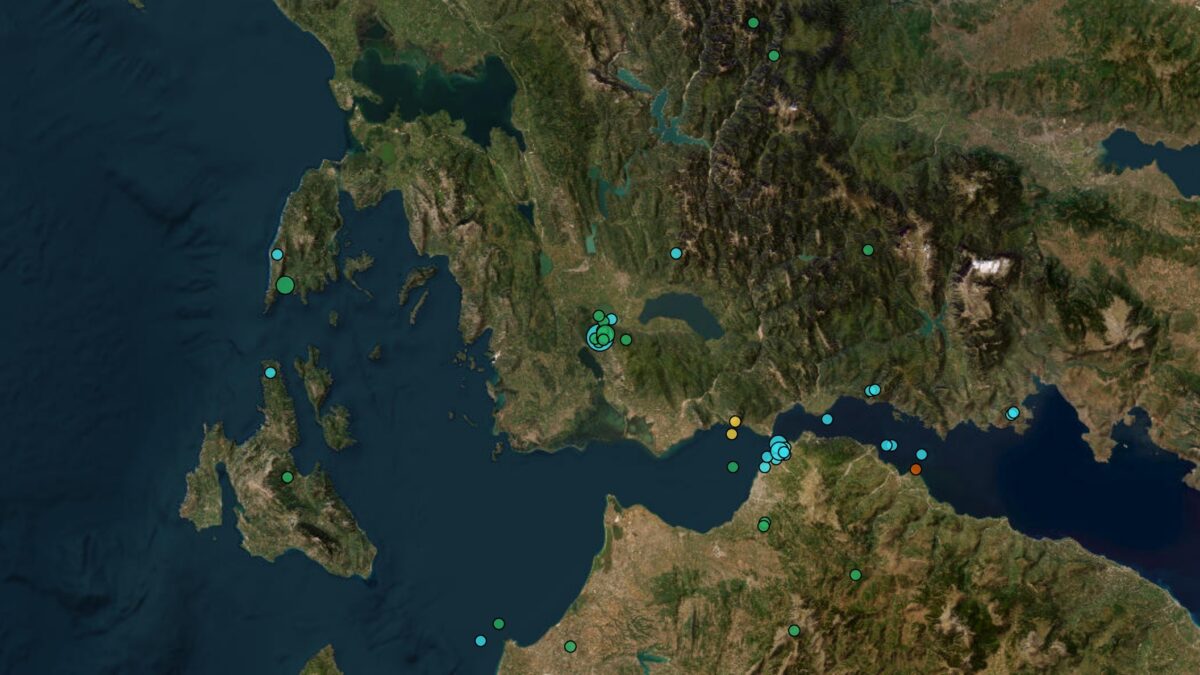 Σεισμός στο Αιτωλικό μεγέθους 4,4 Ρίχτερ