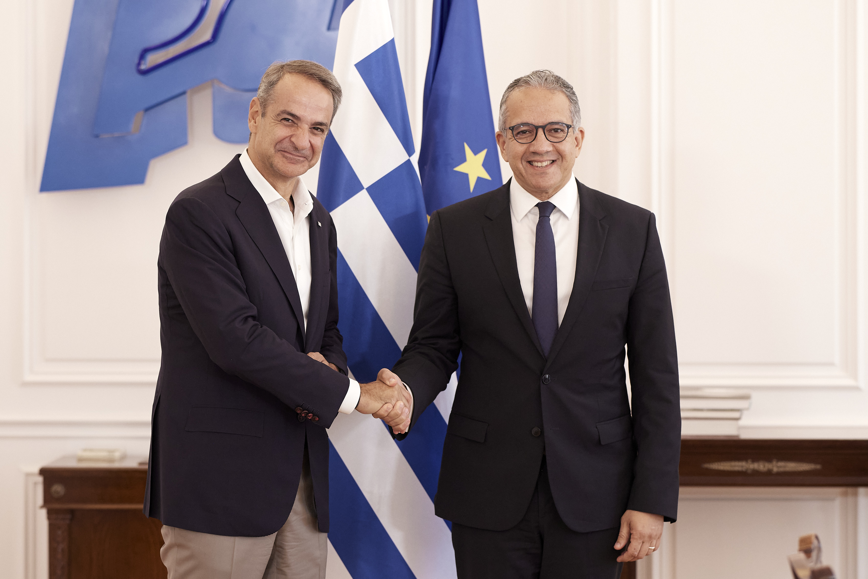 Συνάντηση Μητσοτάκη με τον γενικό διευθυντή της UNESCO: Στο επίκεντρο η επανένωση των Γλυπτών του Παρθενώνα