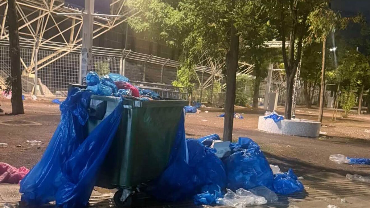 Εικόνα μετά το τέλος της Άννας Βίσση στο ΟΑΚΑ