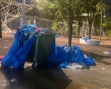 Εικόνα μετά το τέλος της Άννας Βίσση στο ΟΑΚΑ