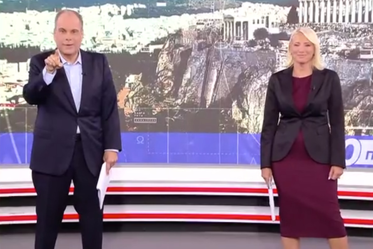 Ο Νίκος Στραβελάκης επέστρεψε στο OPEN μετά από 3 μέρες απουσίας - Η αμήχανη στιγμή και το «καρφί» προς την Κατερίνα Παπακωστοπούλου