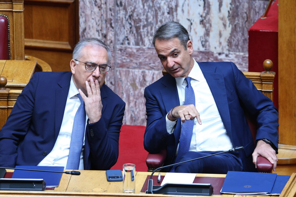Τάκης Θεοδωρικάκος και Κυριάκος Μητσοτάκης