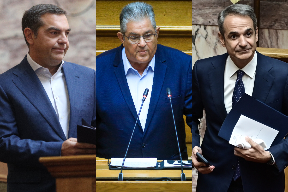 Κουτσούμπας κατά Μητσοτάκη και Τσίπρα: «Στημένη» αντιπαράθεση, θυμίζει αγώνα του Βραδυποριακού με τον Ταλαιπωριακό