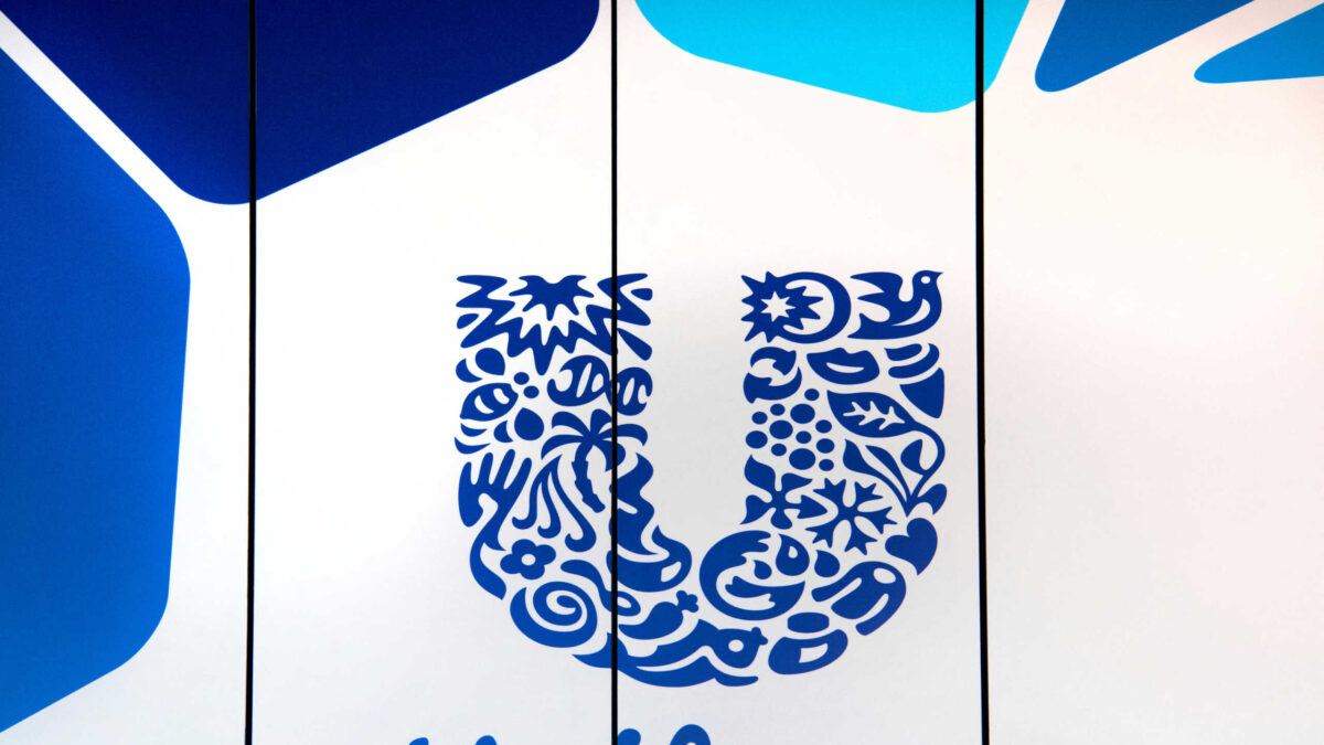 FILE PHOTO: The logo of Unilever is seen at the headquarters in Rotterdam, Netherlands August 21, 2018.