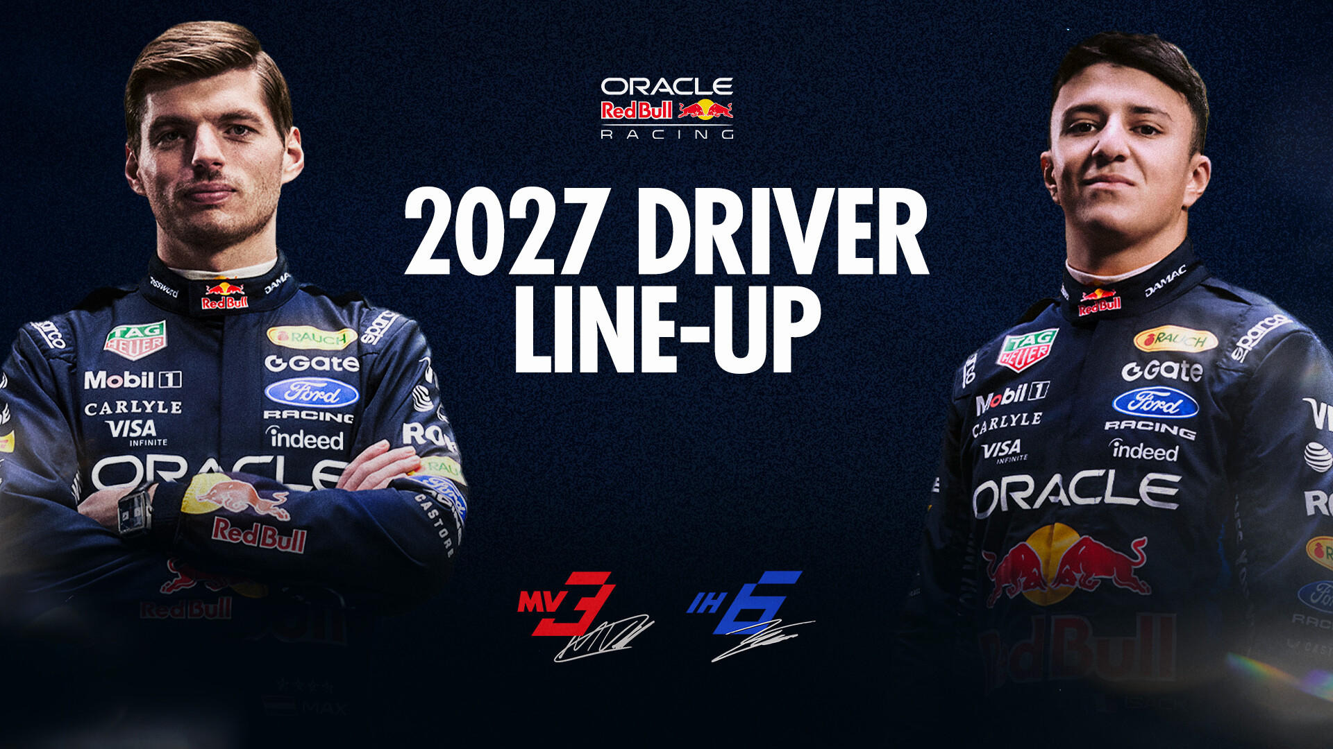 Red Bull Racing 2027 Driver Line Up