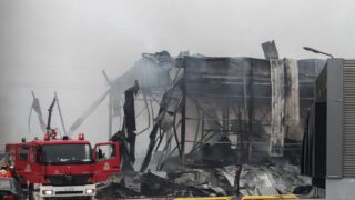 Έκρηξη στο εργοστάσιο Βιολάντα στα Τρίκαλα