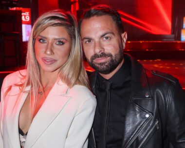 Ο Ηλίας Βρεττός με τη σύζυγό του, Αναστασία Δεληγιάννη