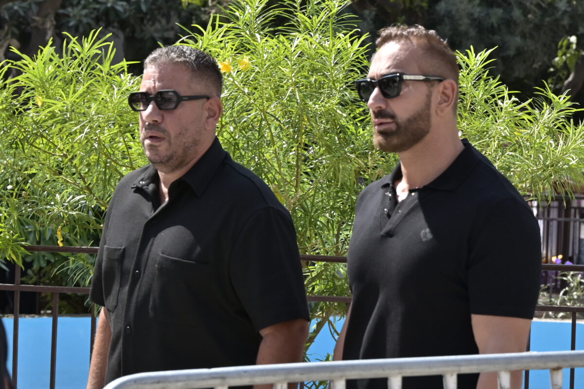 Ο Χάρης Λεμπιδάκης με τον Νίκο Κοκλόνη